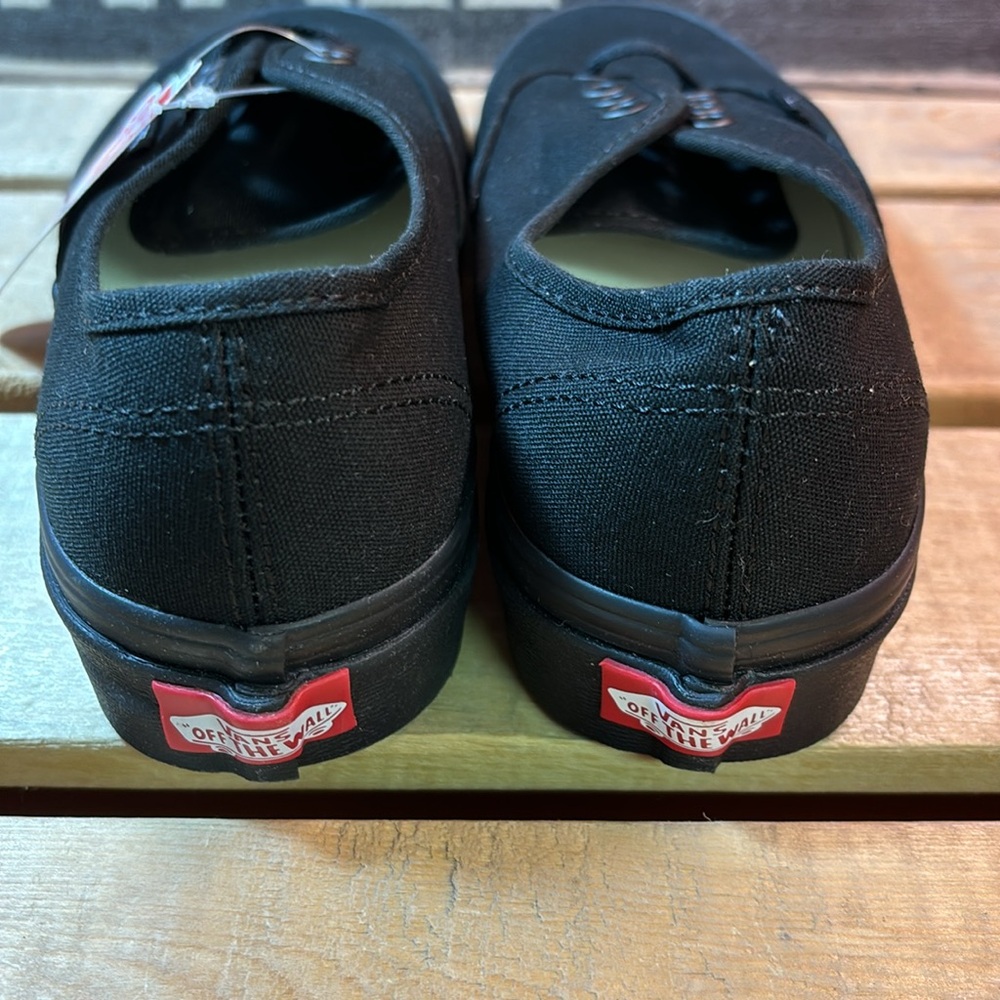 Vans Women's Authentic in Black/Black - Picture 6 of 9